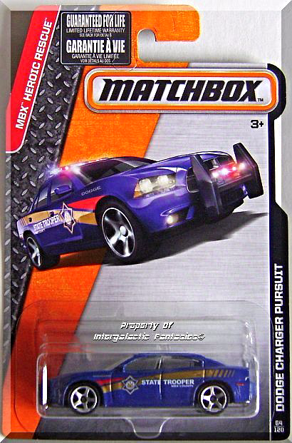 Matchbox - Dodge Charger Pursuit: MBX Heroic Rescue #64/120 (2015 ...