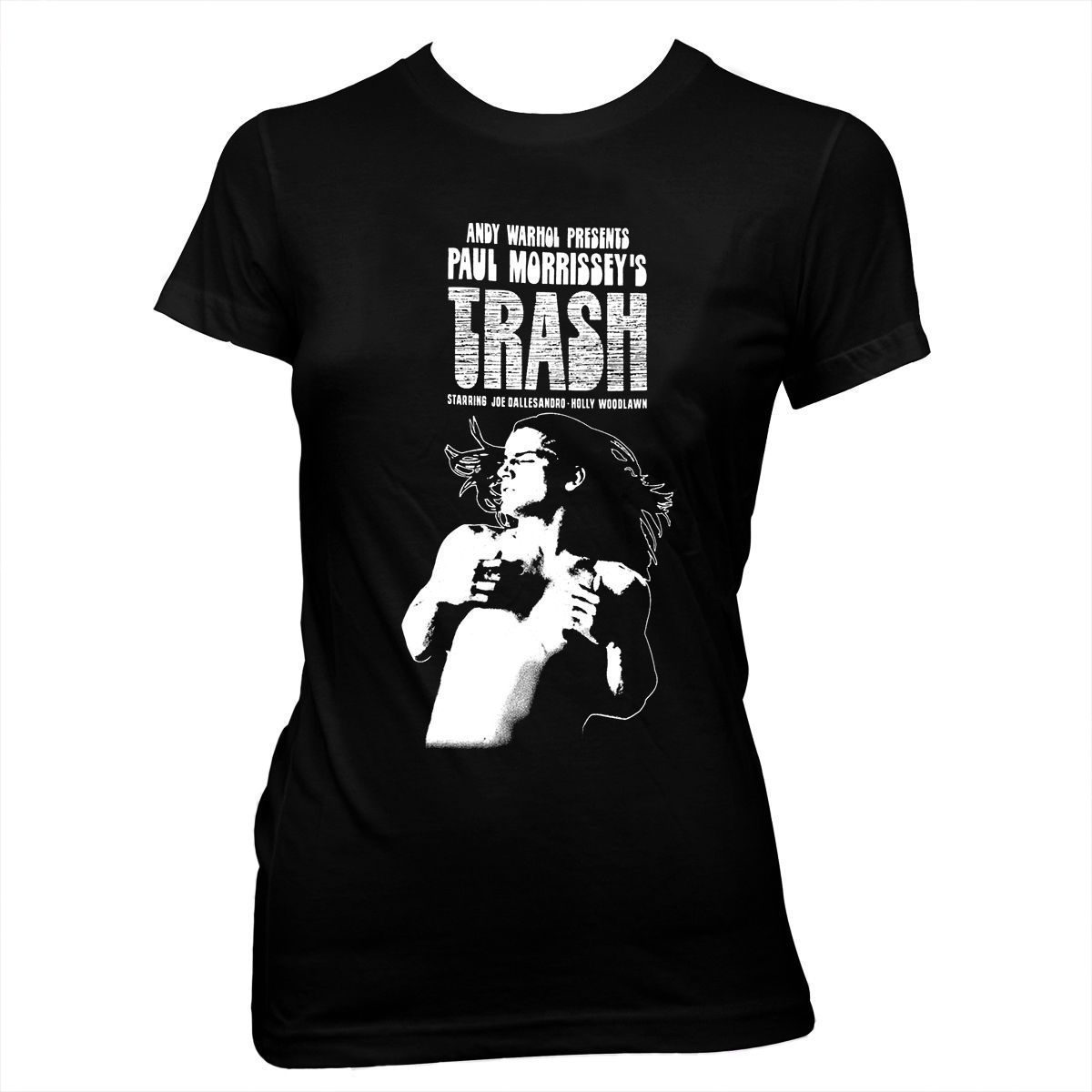 Paul Morrissey's Trash - Andy Warhol - Women's Hand screened 100% cotton t-shirt
