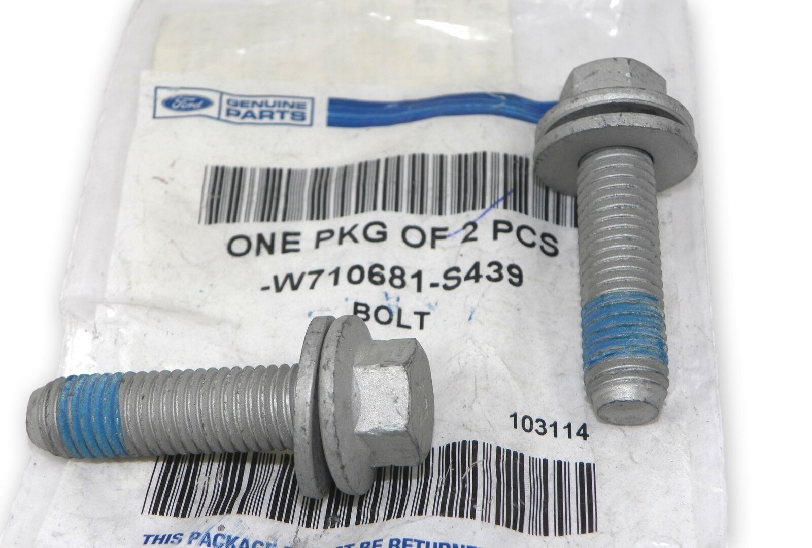 Genuine OEM Ford W710681-S439 Rear Caliper Mount Mount Bolt - Discs ...