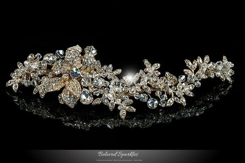 Lizabeth Ila Long Floral Cluster Gold Hair And 50 Similar Items
