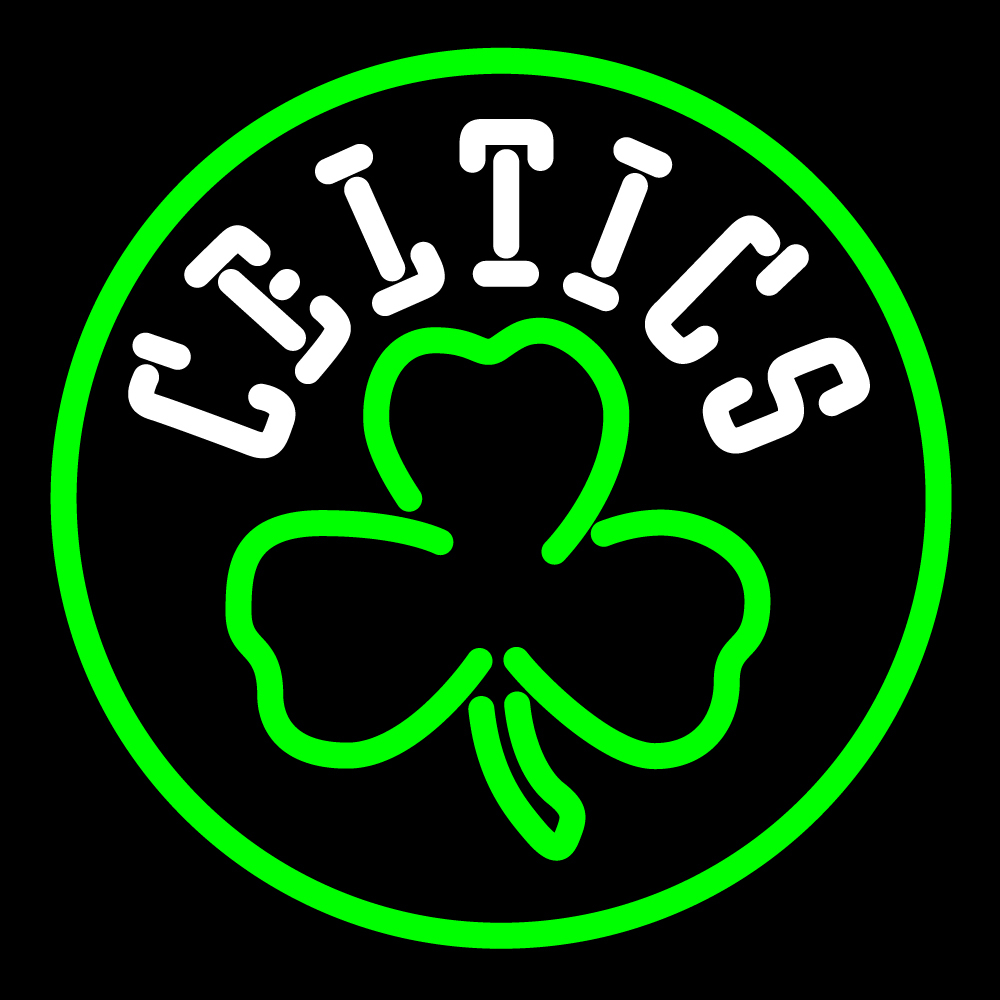 MLB Boston Celtics Logo Neon Sign - Neon