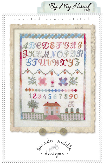 By My Hand cross stitch chart Brenda Riddle Designs - $10.80