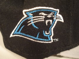 Vintage Logo Carolina Panthers Team NFL Snap Back Cap New Adult Gray Bla... - $19.99
