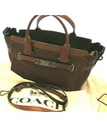 New COACH 2 Tone Brown Women’s Handbag Shoulder Bag - $232.80