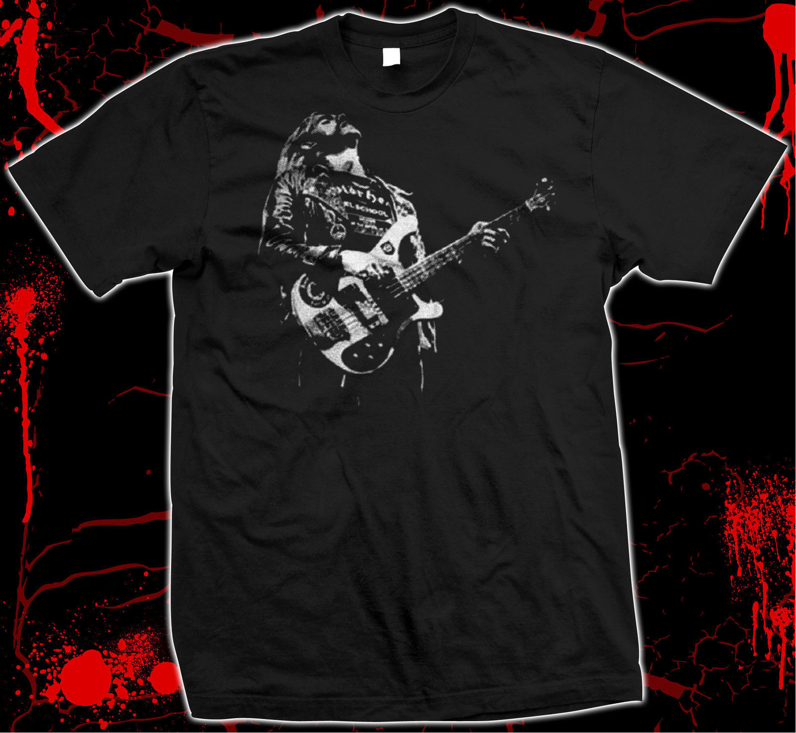 Image of Lemmy Kilmister - Motorhead - Heavy Metal - 100% cotton soft t-shirt