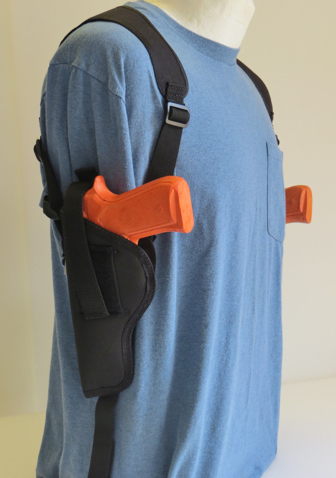 Two Gun Double Shoulder Holster for Six Inch Barrel Large Revolvers