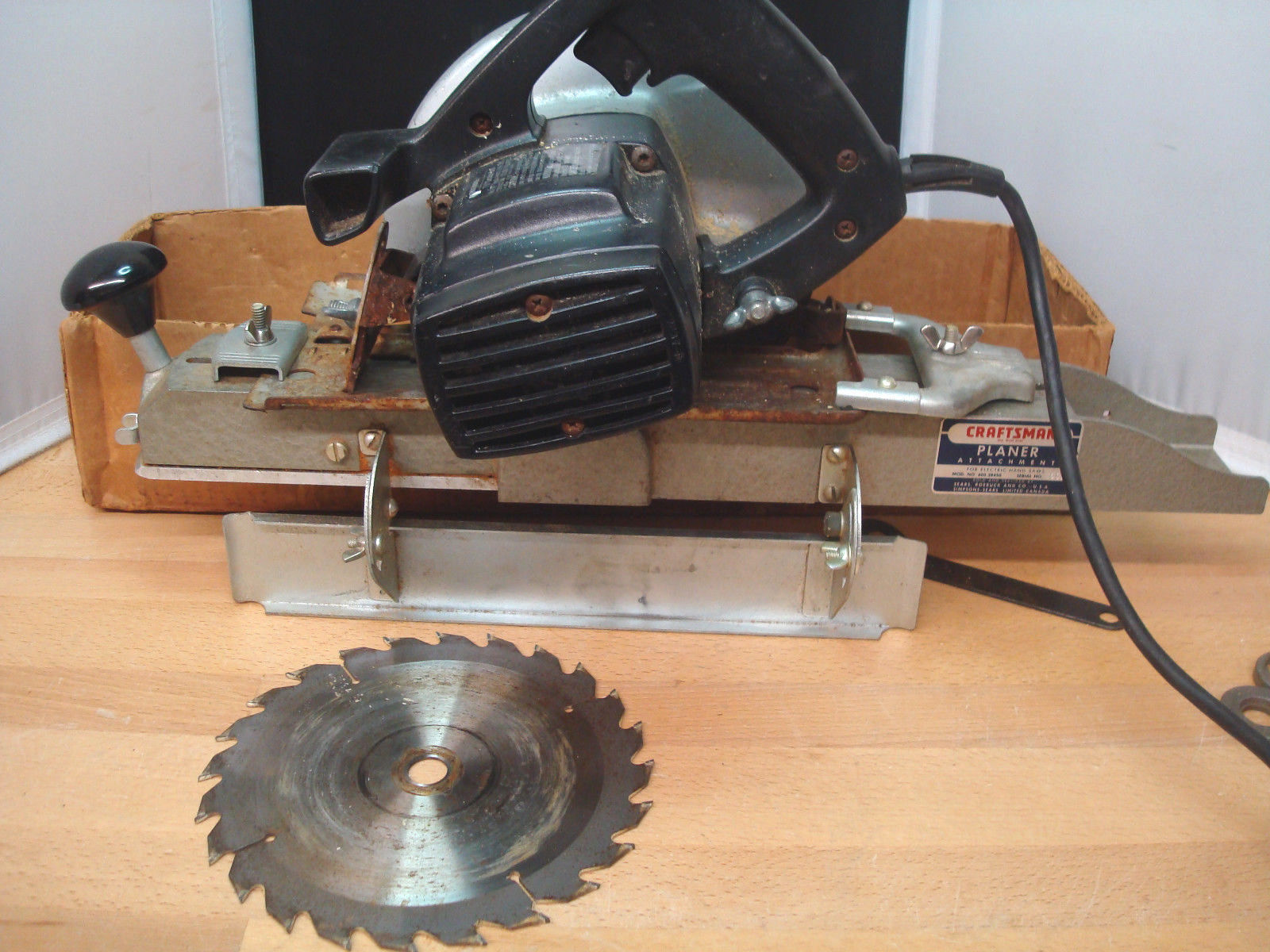 Vintage Craftsman 21/2" Planer Attachment for Electric Skill Saws 605.