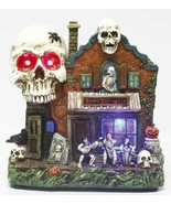 Pumpkin Hollow 2021 HAUNTED HOUSE  Spooky Halloween LED Lighted Building... - $87.94
