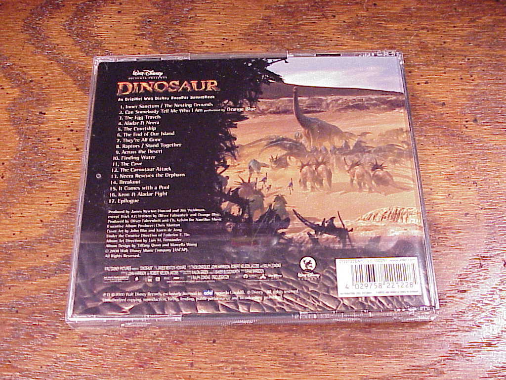 Walt Disney Dinosaur Movie Soundtrack CD, and 50 similar items