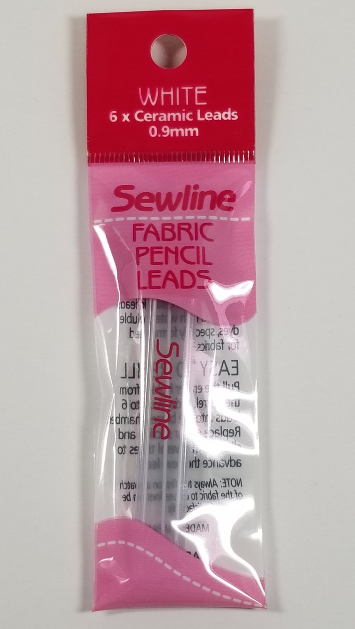 Sewline Fabric White Pencil Leads Refill .9mm Marking Pencils & Pens