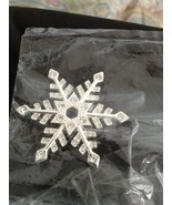 snowflake pendant/ pin aporoximately 1 3/4&quot; - $64.99