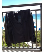 objectives ladies long sleeve size large black blouse - $24.99
