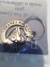thanks for making a difference key chain - $19.99