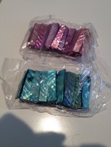 Set of 2: Beach Blue Shell Bracelet & Princess Purple Shell Bracelet (stretch) - $24.99