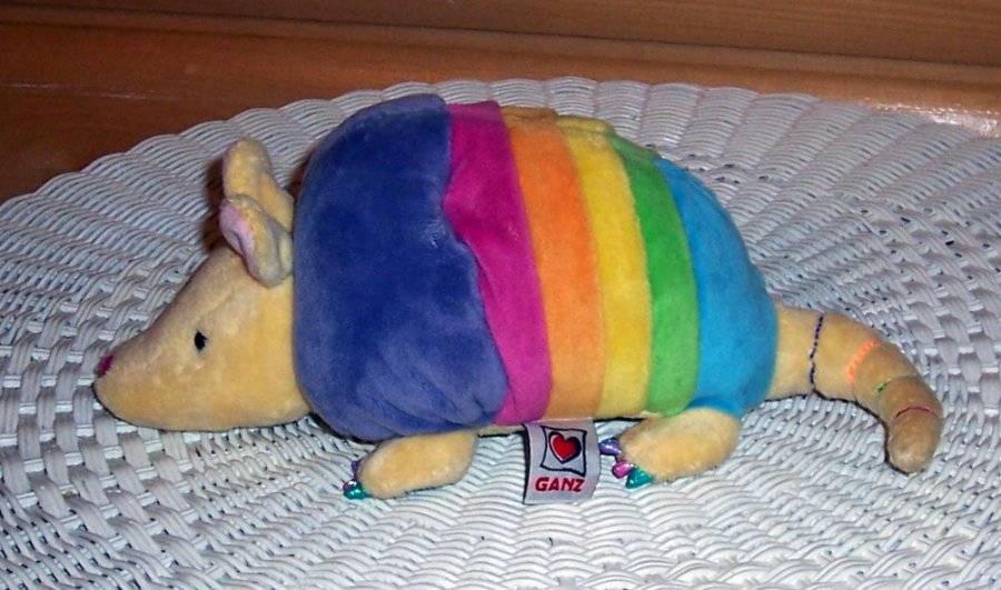 webkinz rainbow armadillo