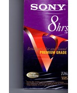 VHS -Sony  T-160  VHS Video Tape- Premium Grade 8 Hours  VHS Tape - $6.00