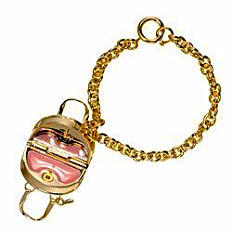 Juicy Couture charms Handbag Purse with Lip Gloss lip makeup fashion