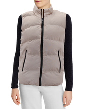 Women's Lightweight Quilted Stand Collar Full Zip Up Down Puffer Jacket Vest image 4