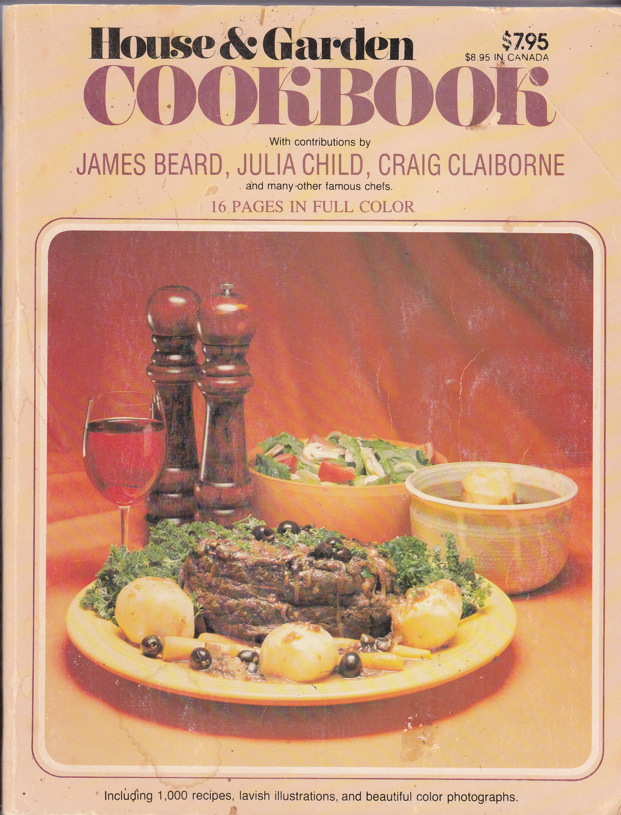 HOUSE & GARDEN COOKBOOK ILLUSTRATED 1980 Cookbooks