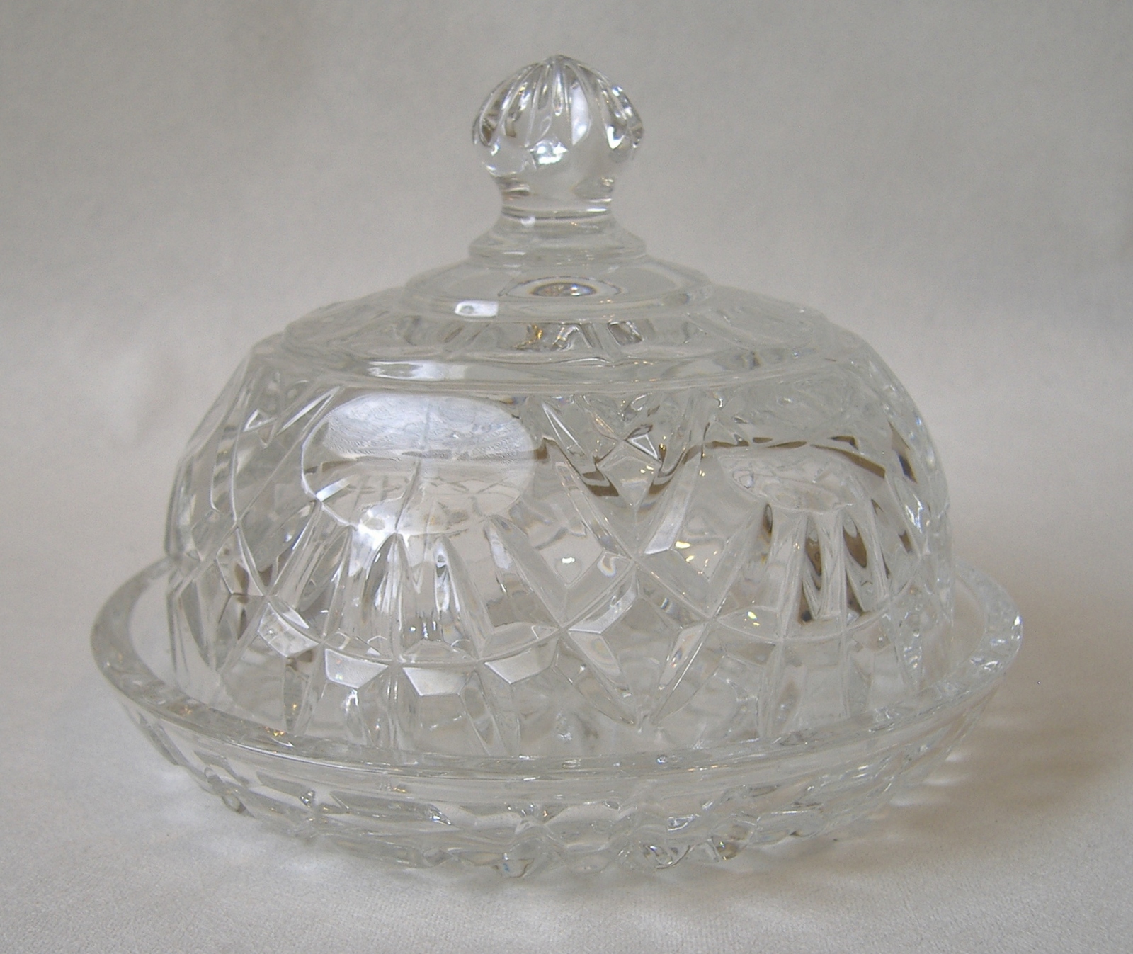 Shannon Clear 24 Lead Crystal Covered Butter Cheese Dish Designs Ireland Boxed Table Accessories