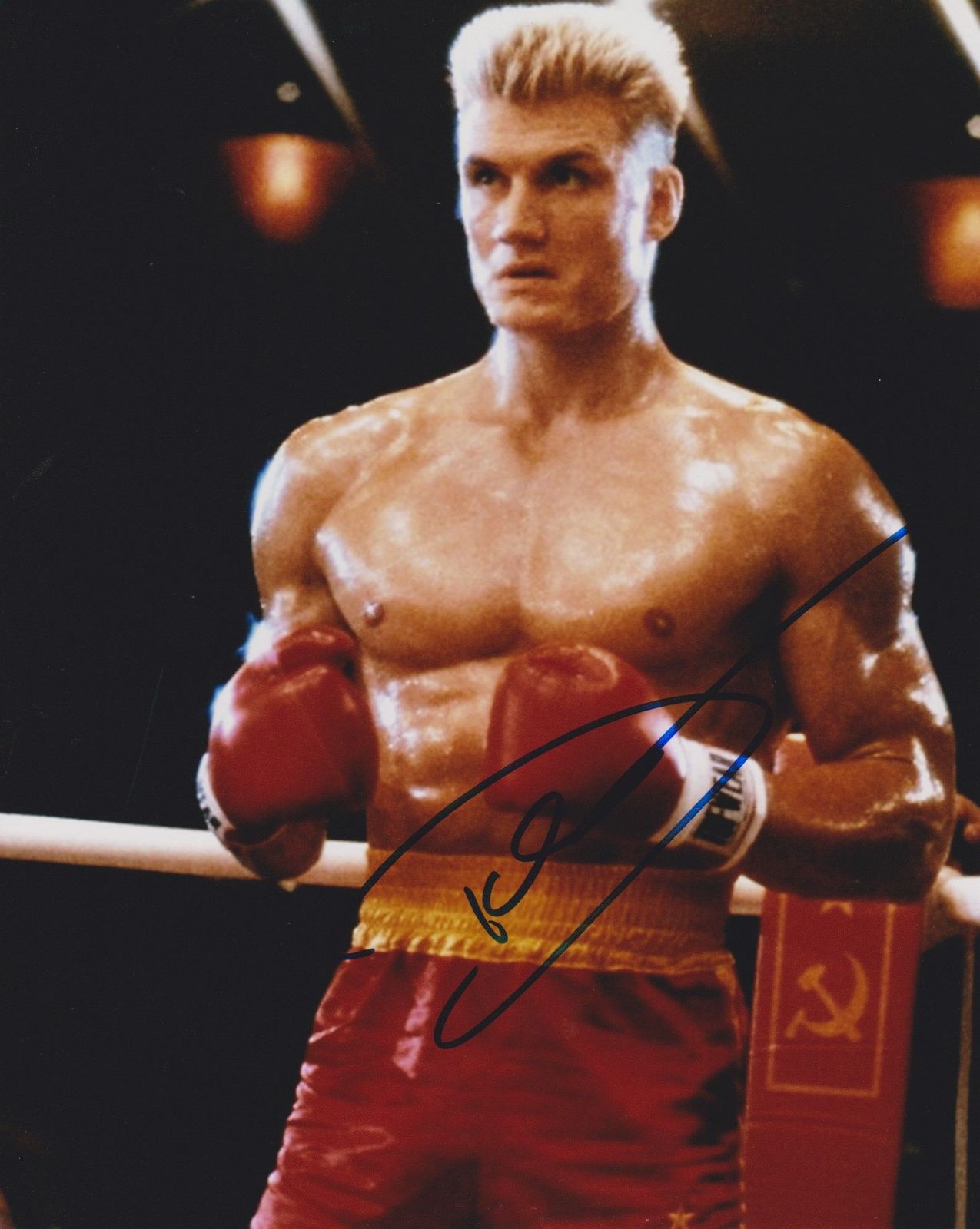 Dolph Lundgren signed autographed 