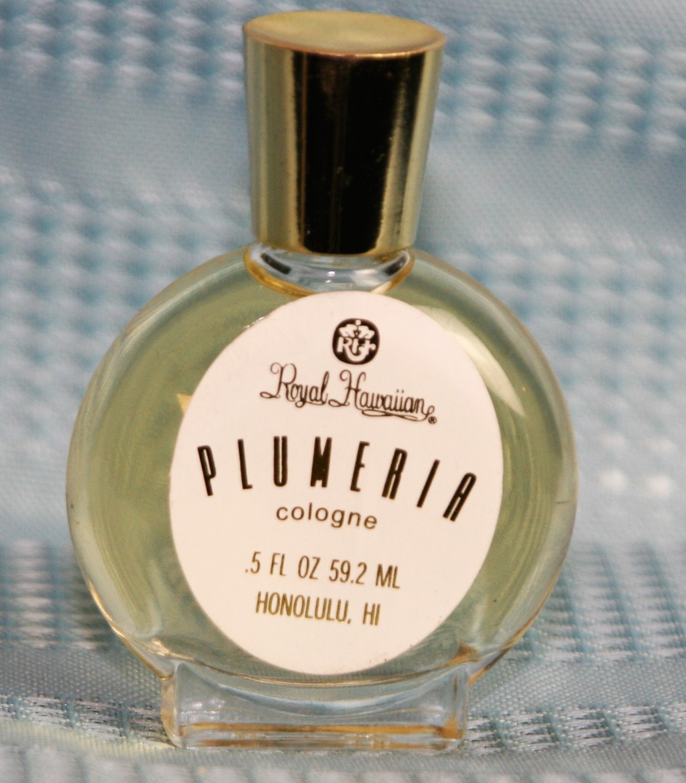 Vintage Royal Hawaiian Plumeria Cologne .5 fl oz - Fragrances