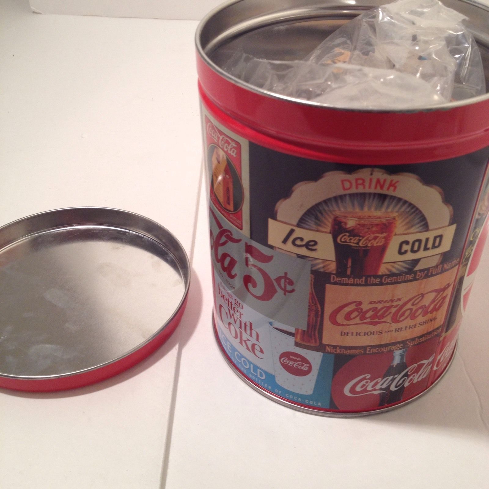 COCA COLA JIGSAW PUZZLE CAN IN A TIN 700 PIECE 12 X 34 ...