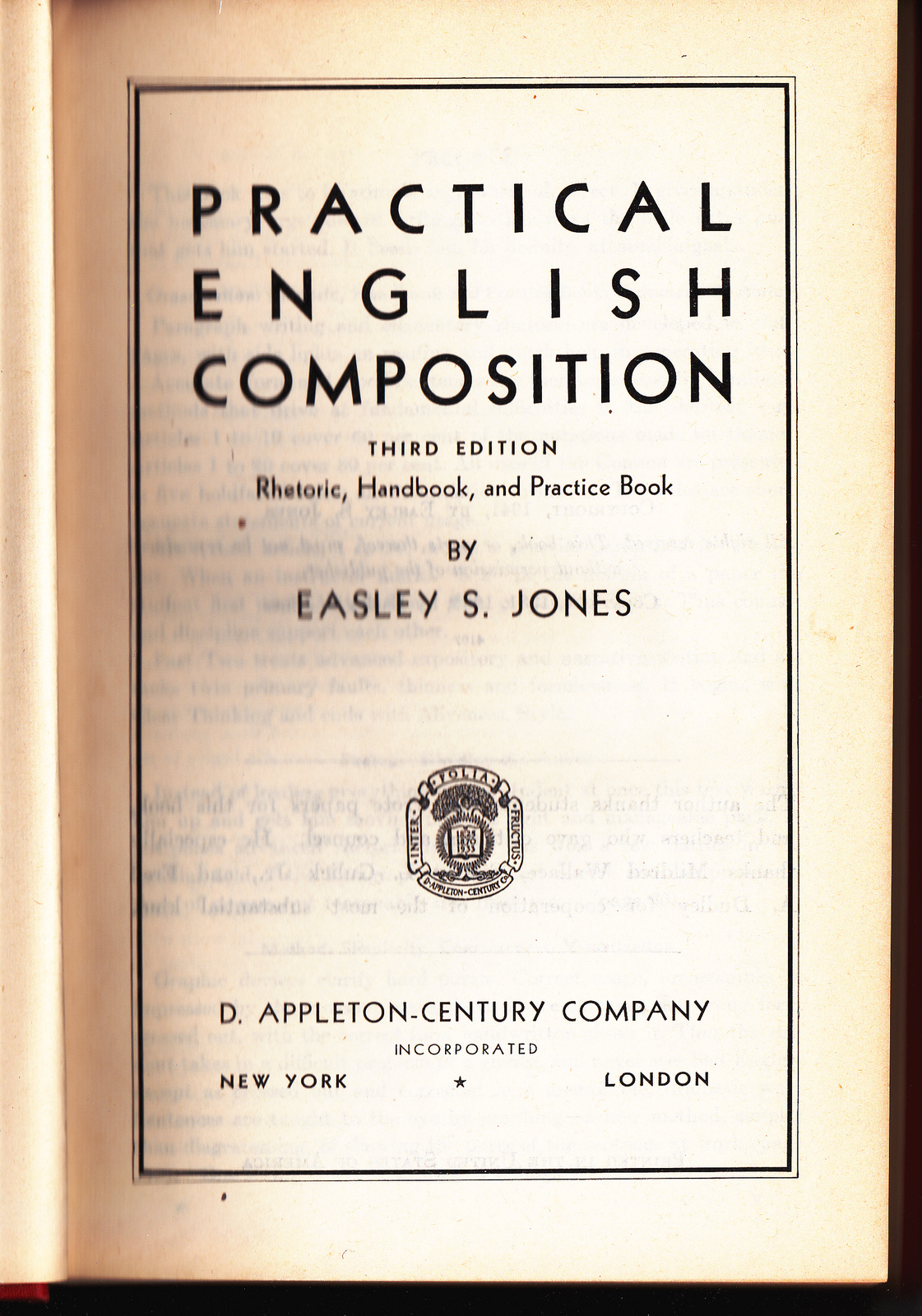 PRACTICAL ENGLISH COMPOSITION THIRD EDITION Textbooks, Education