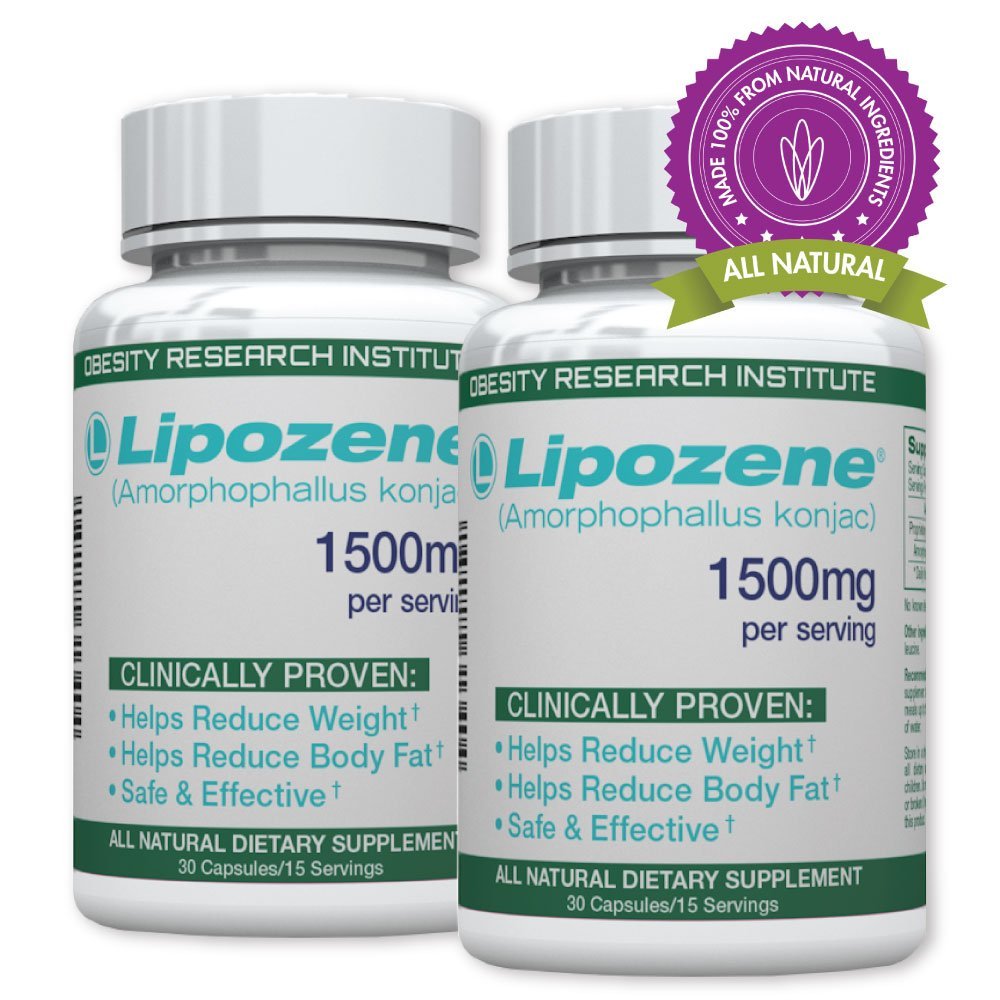 Lipozene Green Diet Pills All Natural Weight Loss Supplement