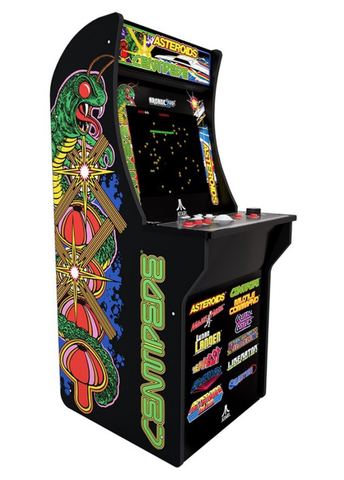 NEW Arcade1Up 12 in 1 Deluxe Edition Centipede Asteroids Arcade Machine ...