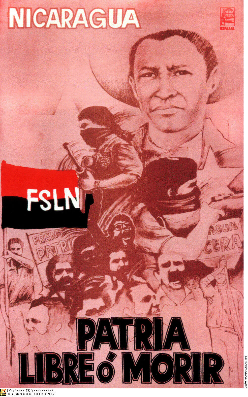 Political Cold War POSTER.NICARAGUA.Sandino.FSLN.Socialism History art.16