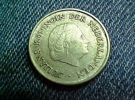 Netherlands Antilles CURACAO 1967  Silver Coin 1/4 Gulden   - $8.04