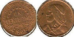 Primary image for Panama 1966 UNO CENTESIMOS
