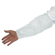 Disposable Vinyl Elbow Over Sleeve, 18 Inch, White, 1000 Pack - $54.42
