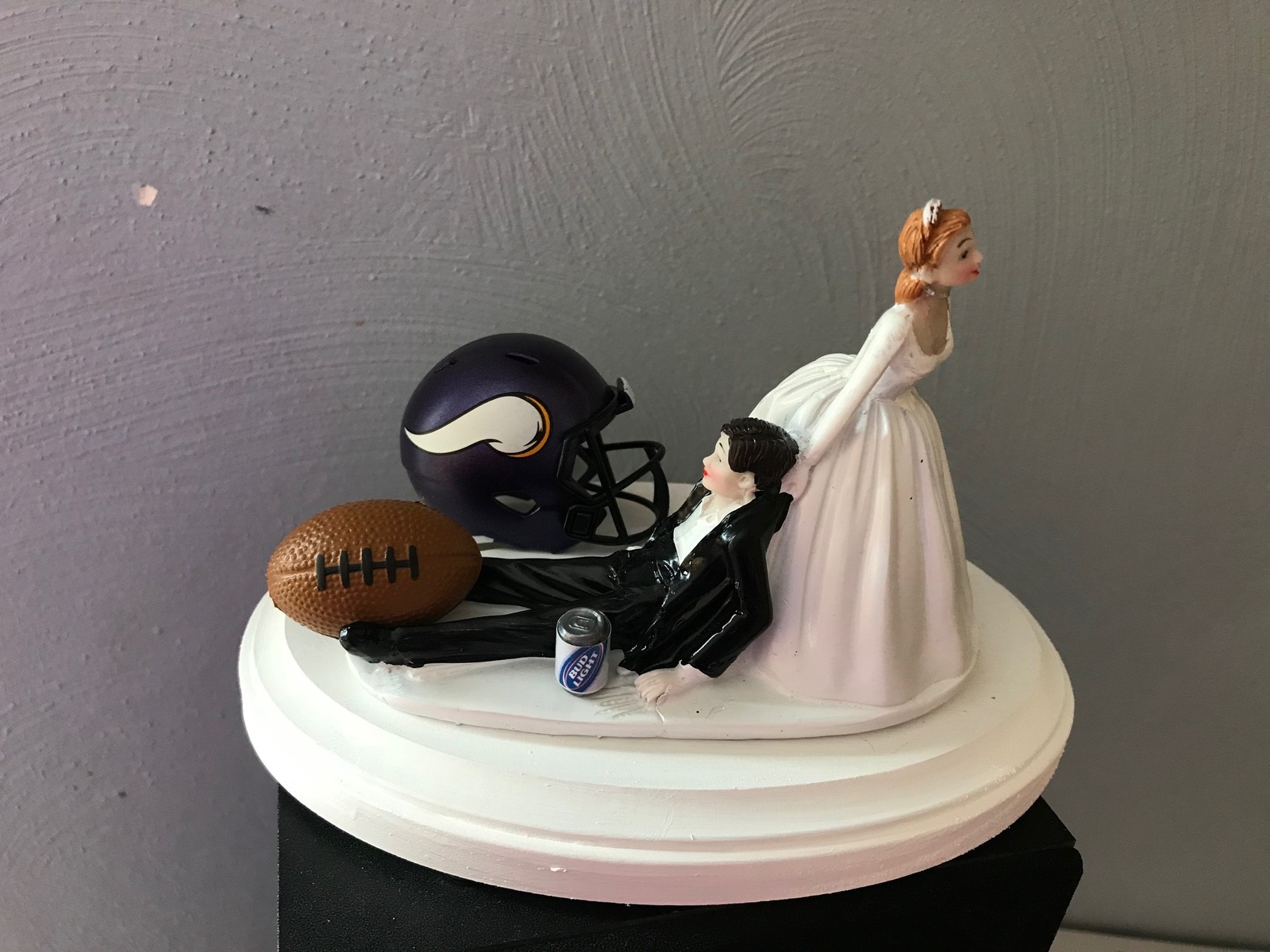 Minnesota Vikings Cake Topper Bride Groom Wedding day NFL Funny ...