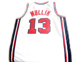 Chris Mullin #13 Team USA BasketBall Jersey White Any Size image 2