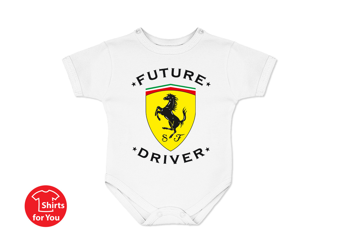 Ferrari Future Driver Baby Onesie, bodysuit - One-Pieces