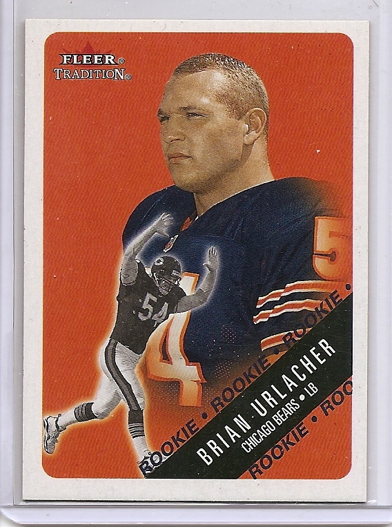 BRIAN URLACHER 2000 Fleer Tradition 309 ROOKIE CARD RC NFL Chicago