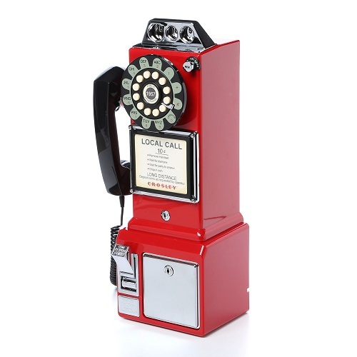 Red 1950's Payphone 