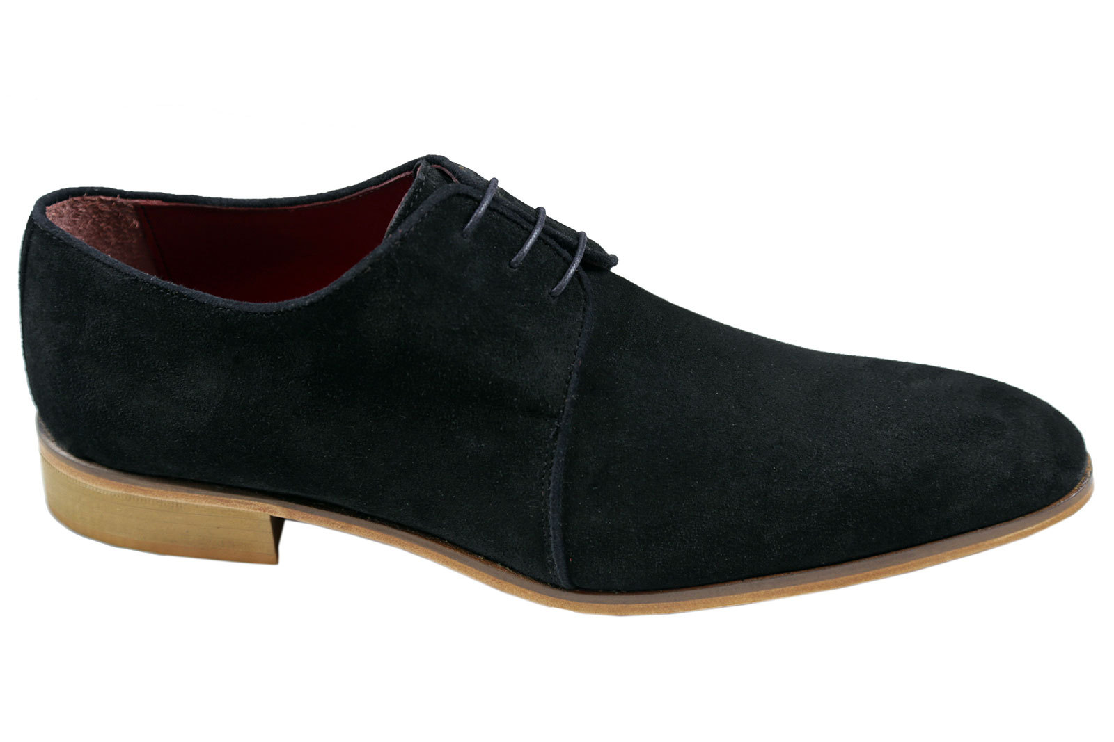 Handmade mens derby shoes  Men formal shoes  Men black 