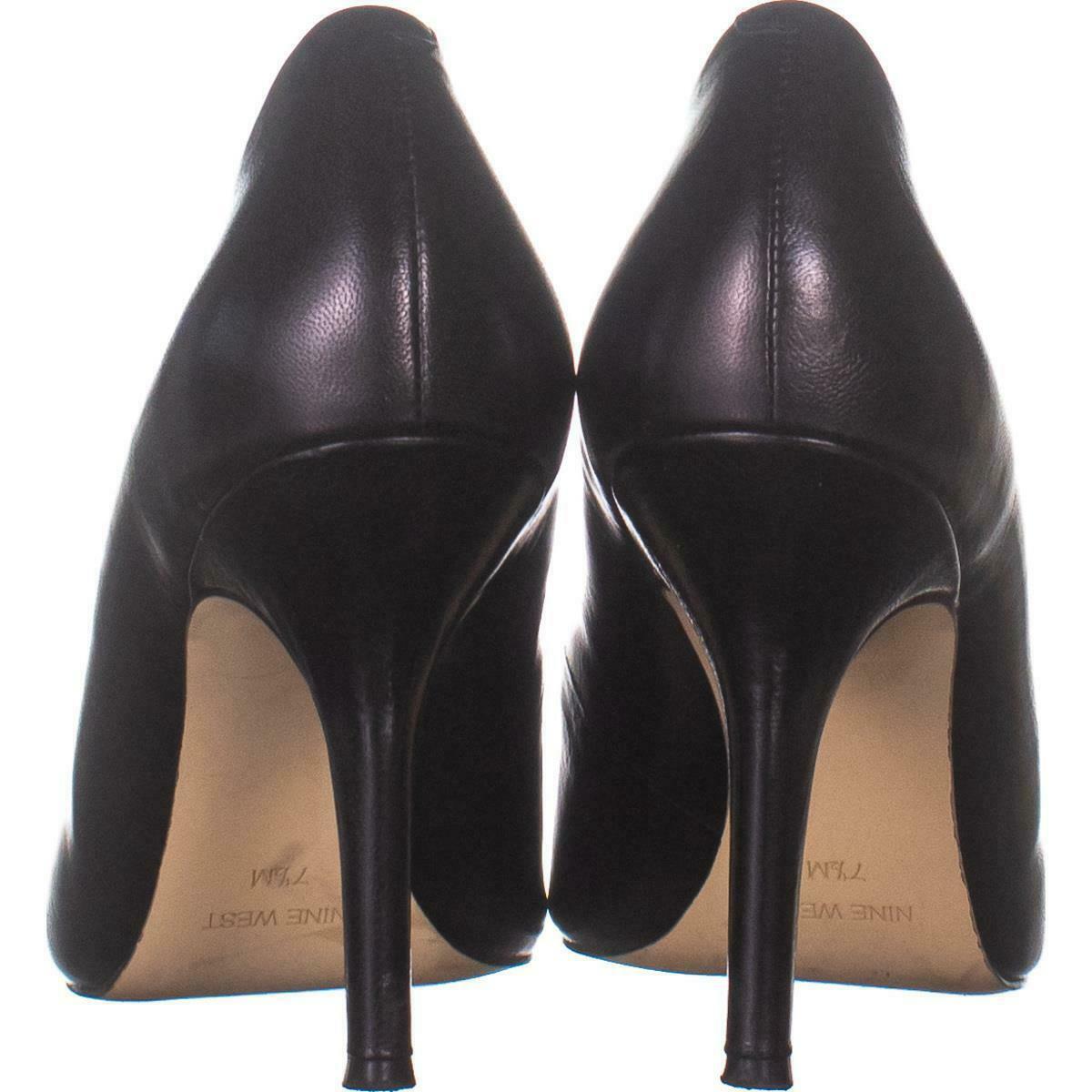nine west leather pumps