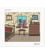 pepita Guest Bedroom Needlepoint Canvas - $80.00