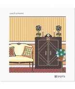 pepita Couch Armoire Needlepoint Canvas - $72.00