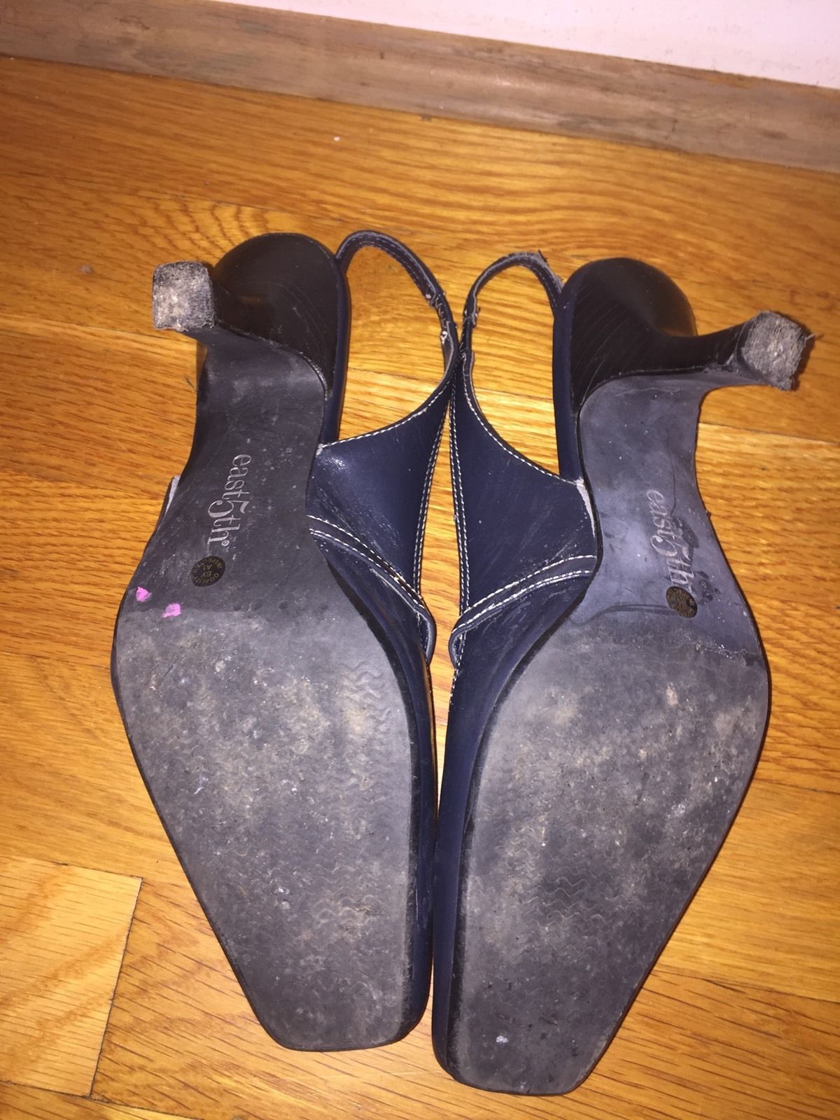 navy blue heels jcpenney