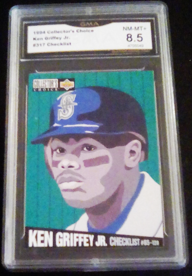 1994 Upper Deck Collector's Choice Ken Griffey Checklist baseball card ...