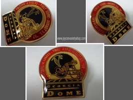 Falcons vs Eagles 1992 Atlanta Dome First Game Football Original Hat Pin - $8.99