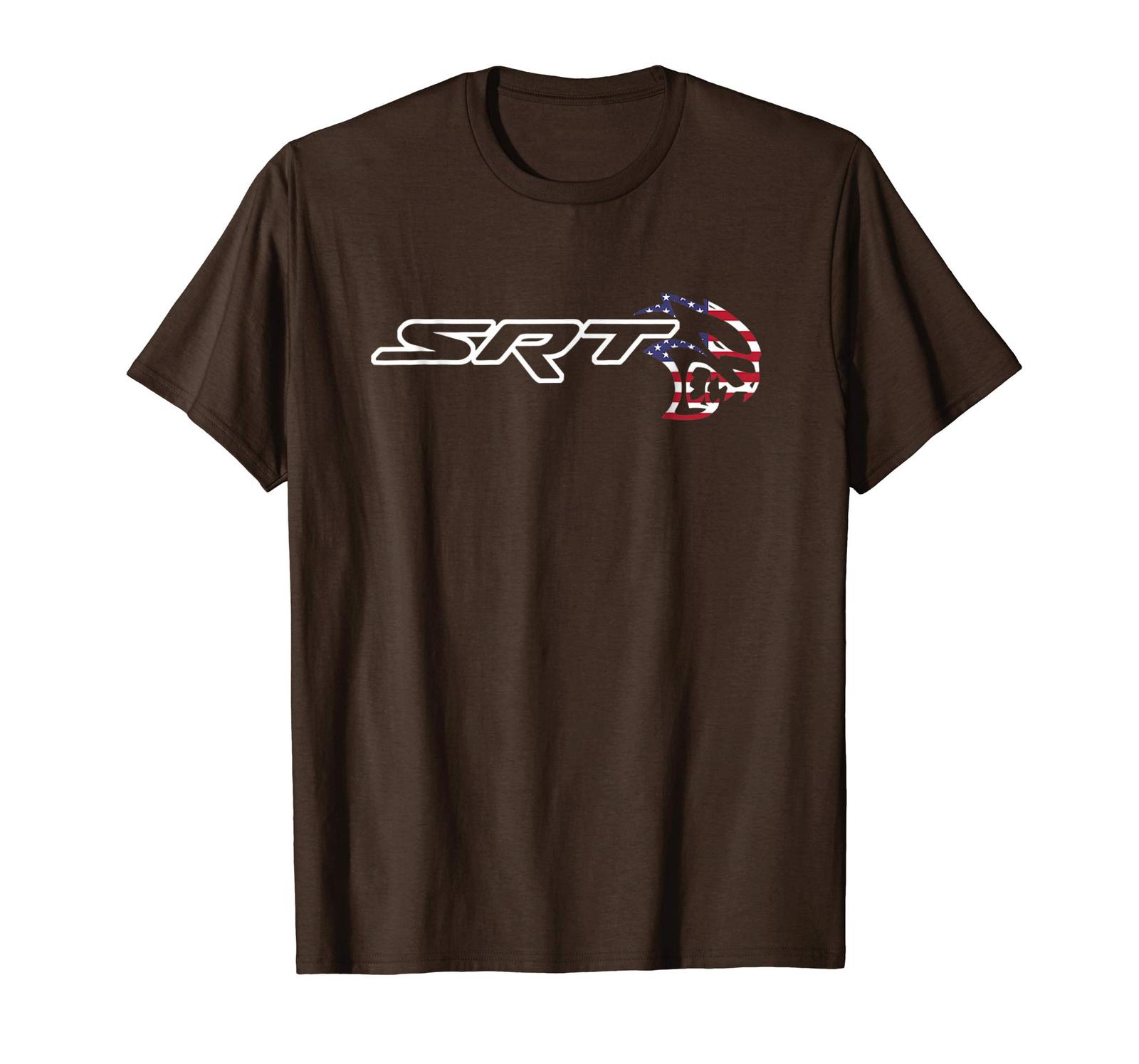 New Shirts SRT HELL New SHIRT Team AWESOME HELL New Flag US White Tee