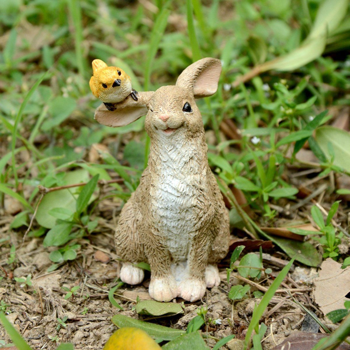 outdoor rabbit statue