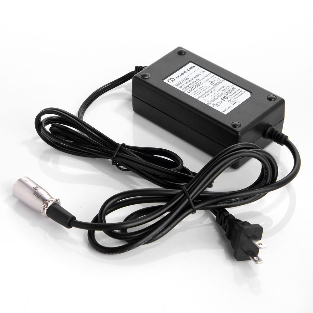Electric E Mobility Scooter 24 volt XLR Charger Parts Shop Rider Rascal Pride Parts & Accessories
