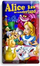 Alice In Wonderland Light Dimmer Video Cable Wall Plate Kids Bedroom Room Decor - $10.22